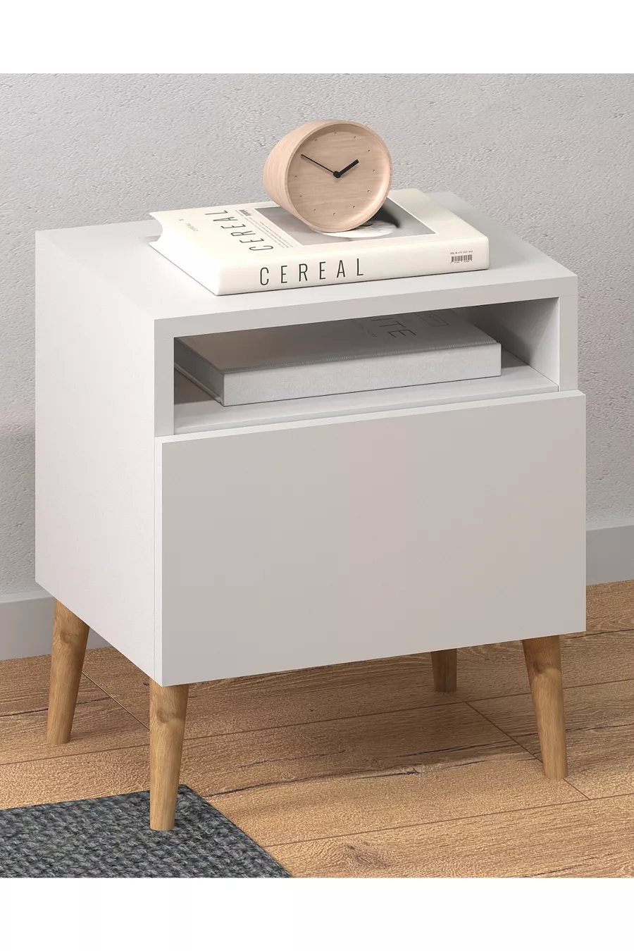 Chevet à porte Luce, lot de 2