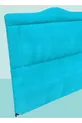 Titre DK Lit Simple Tissu Turquoise Plume Modèle Sculpté Fait Main