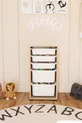 Armoire à jouets avec 2 profonds et 5 paniers, armoire multi-usage pour cuisine, cellier et salle de bain