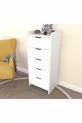 COMMODE BLANCHE LODOS À 5 TIROIRS