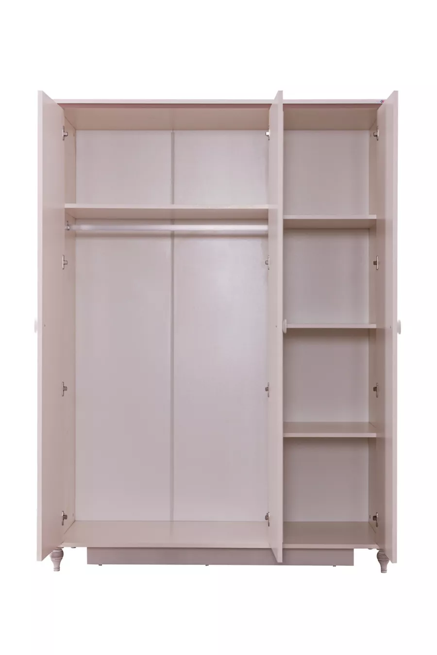 Chambre d'enfant Ezgi Lux - Armoire 3 portes, Lit, Table de chevet, Bureau, Commode