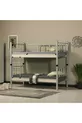 Chambre d'enfants Yurt avec lit superposé et lit simple en métal