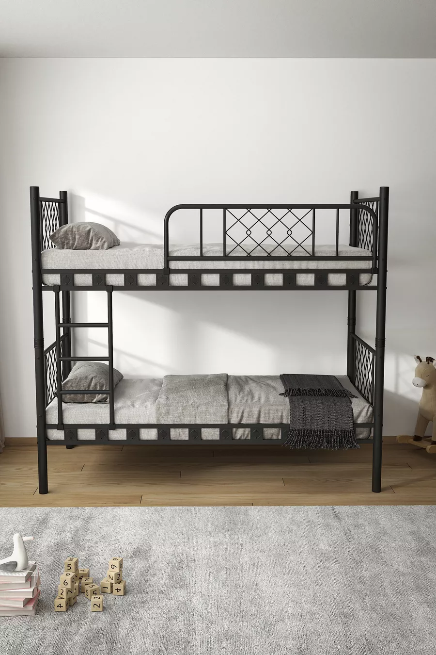 Chambre d'enfant Metis Lit superposé et cadre de lit en métal