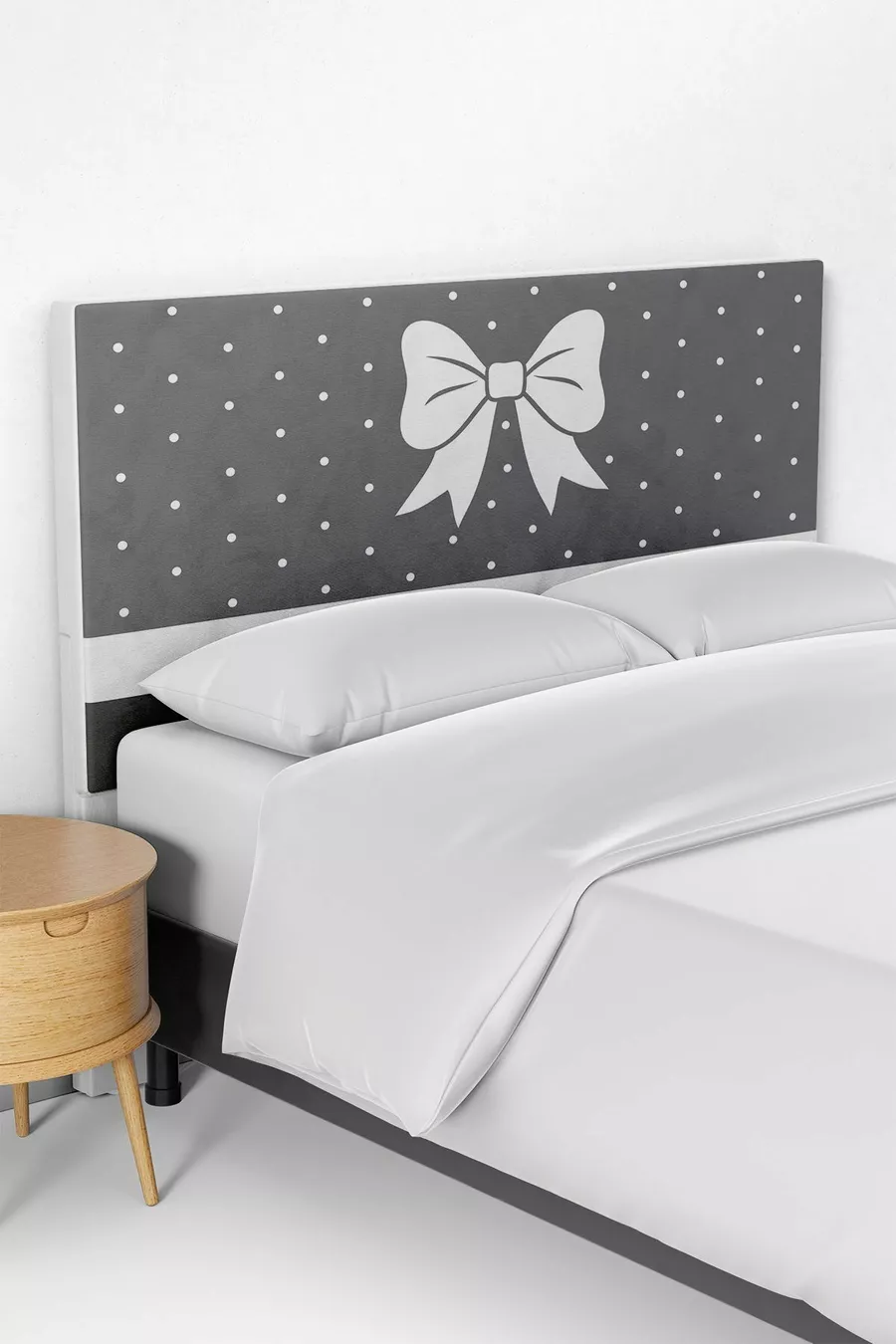 Housse de tête de lit pour enfant à motif de ruban