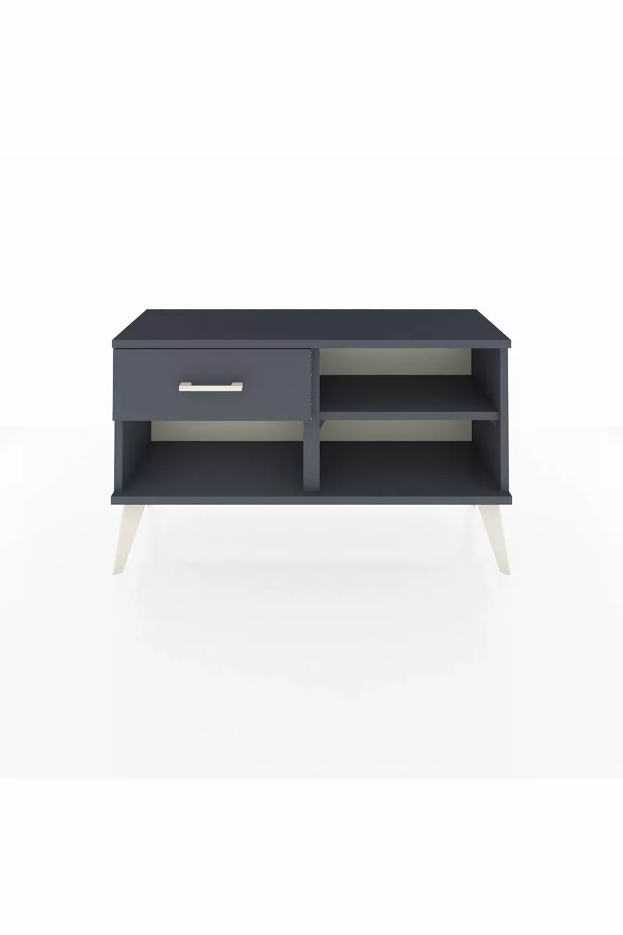 Commode Arges à une étagère et un tiroir, anthracite-anthracite