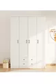 Armoire Mega İrem Country 4 Portes 2 Tiroirs