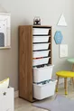 ARMOR 7 Armoire à Jouets avec 7 Compartiments Boîte de Rangement pour Jouets