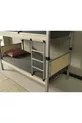 Chambre d'enfant Yurt avec lit superposé en métal et tête de lit en bois