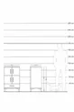 Commode Hyperion à 4 étagères, 1 tiroir et 4 portes, pin-granit