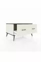 Commode Kronos 2 tiroirs Pierre de Lune-Anthracite/Pierre de Lune