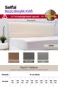 Housse de Tête de Lit pour Lit - Tissu Matelassé en Poil de Poney (Options de Taille)