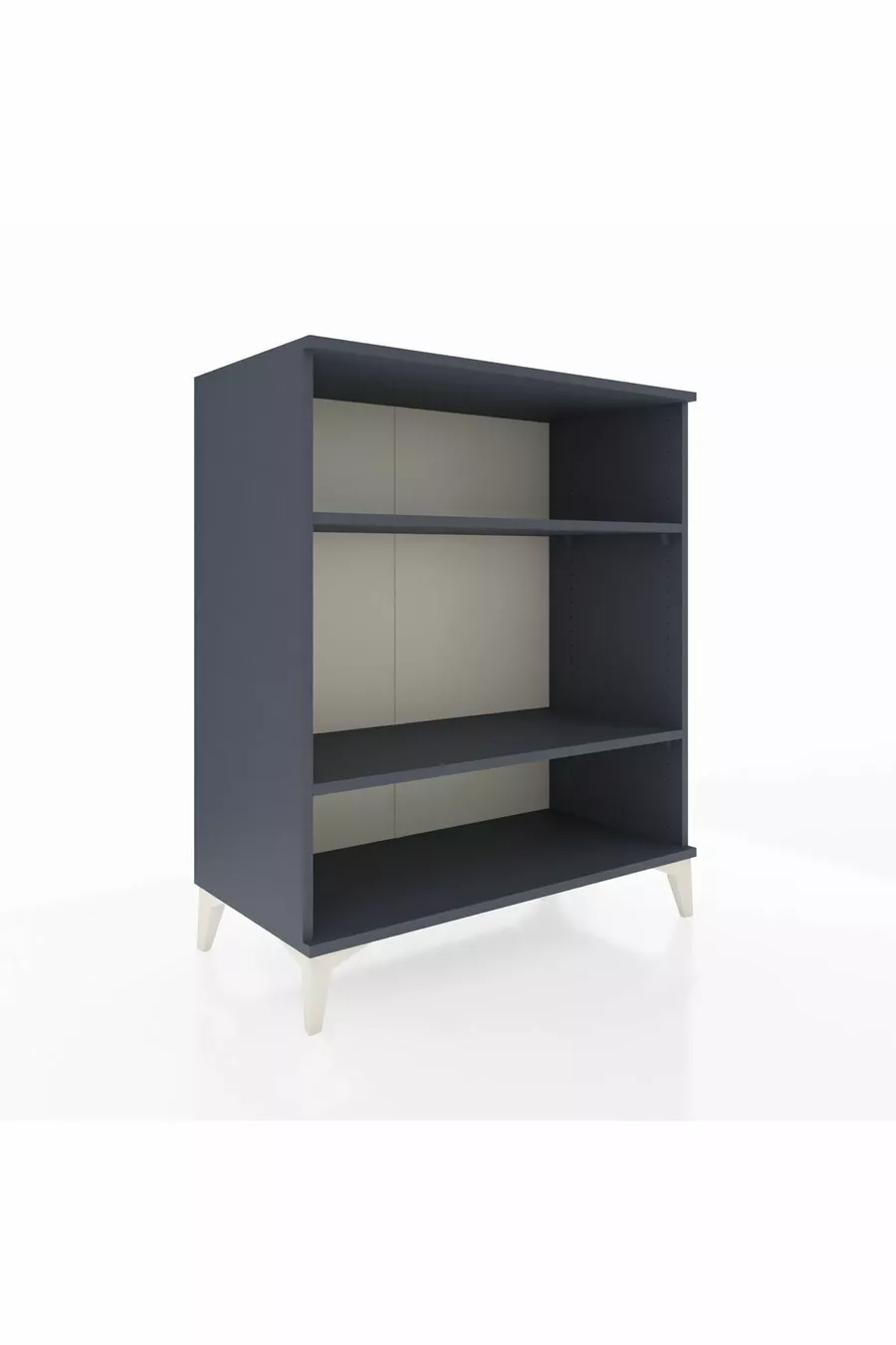Commode Hyperion 2 étagères Anthracite-Anthracite