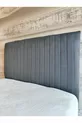 Housse de tête de lit pour sommier en lin Sonne Design  Cm Anthracite