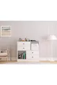 Commode Elif moderne à 4 tiroirs et 2 étagères