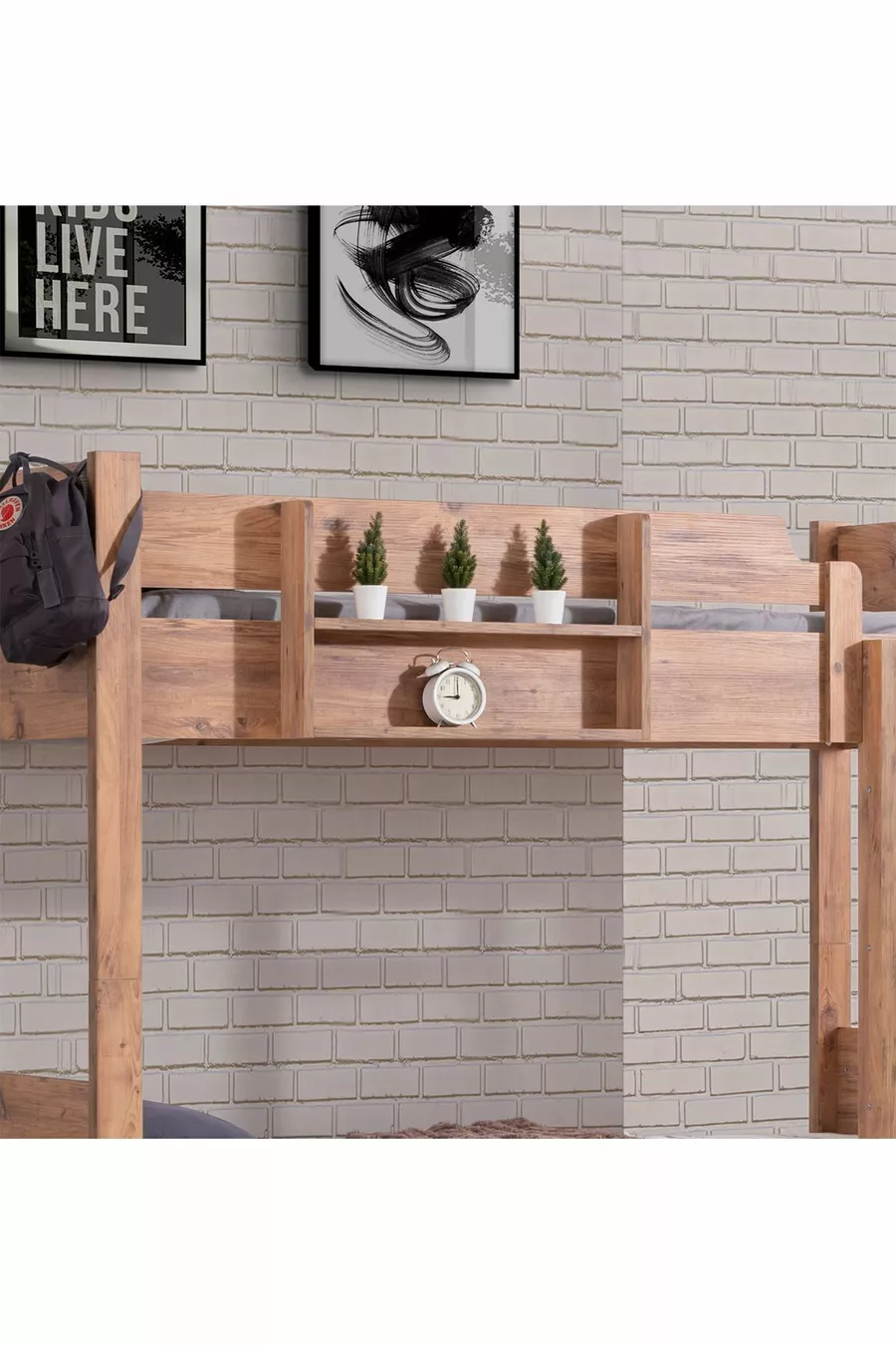 Lits superposés, Lit superposé Asya avec tiroirs et 3 matelas Comfort