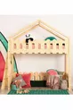 Lit Superposé Montessori en Bois avec Aire de Jeu pour Enfants