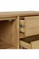 Console en bois naturel Ligna - Avec porte et 3 tiroirs