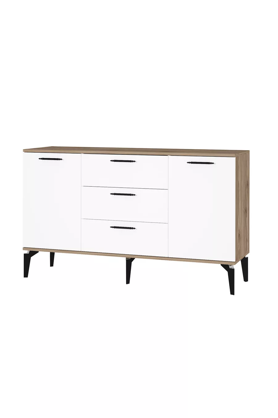 Armoire Polyvalente Almata, Console Moderne, Meuble de Cuisine, Commode