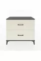 Commode Hyperion 2 tiroirs Anthracite-Pierres de lune