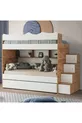 Lits superposés à nid d'abeille Bulut, MDF  % avec support en acier