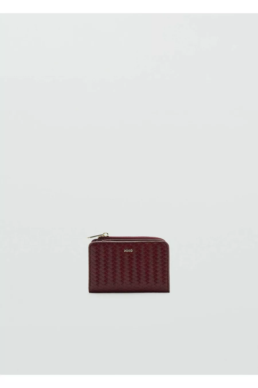 Petit portefeuille à motif en tricot