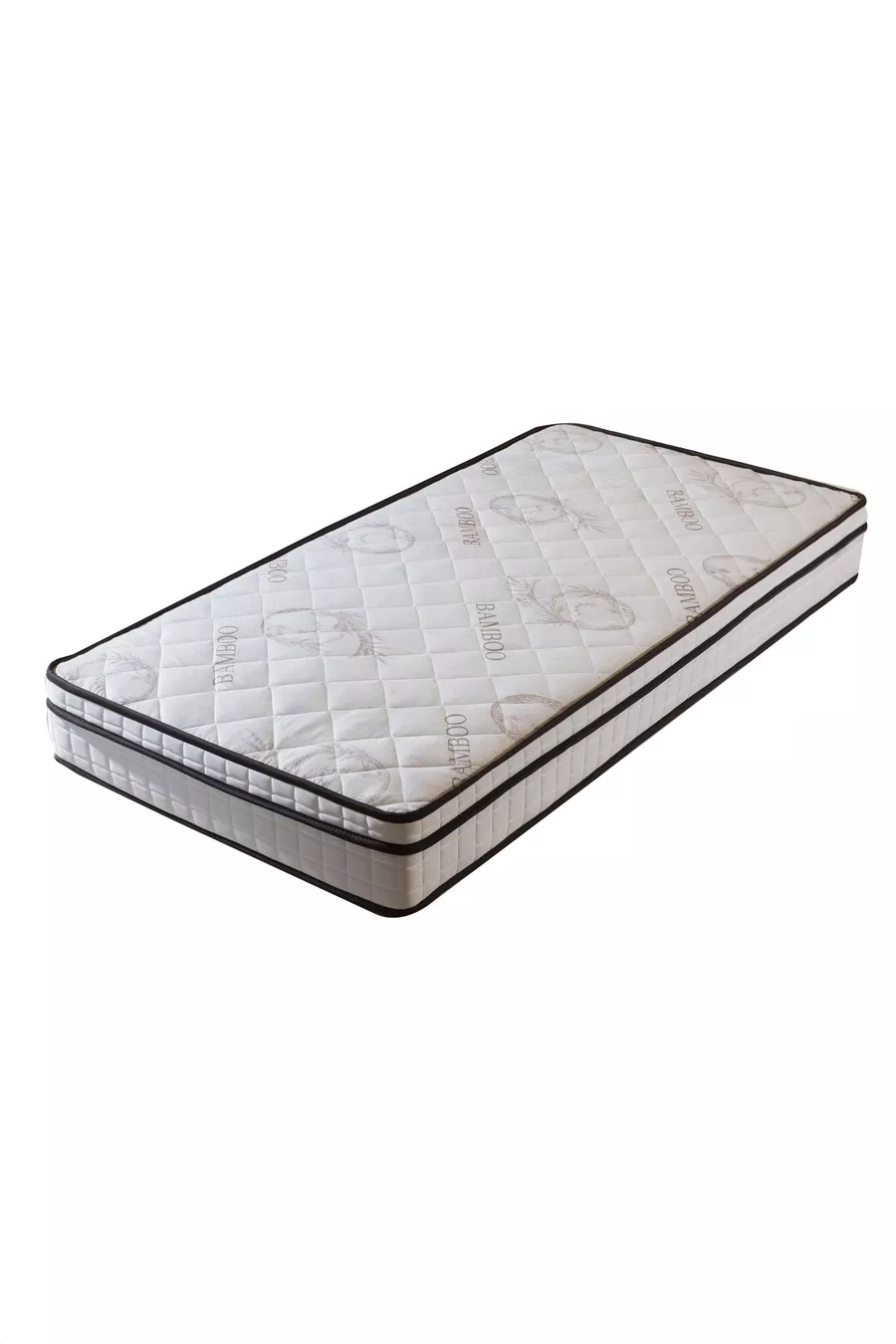 Matelas Orthopédique Complet en Bambou avec Ressorts Supplémentaires  cm Options de Taille Personnalisée