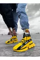 Botte de sport stylée JAUNE (SEMELLE JAUNE)