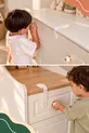 Lot de  Serrures de Tiroir pour Bébés & Enfants Blanches, Pas Besoin de Perçage, Serrure de Sécurité pour Armoire & Tiroir