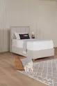 Ensemble tête de lit et sommier avec coffre Gold Therapy Beige (LIT NON INCLUS)
