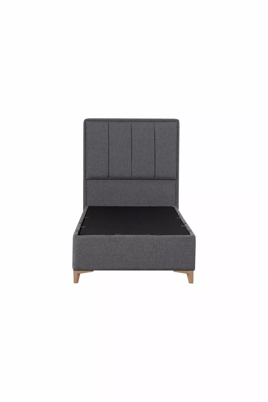 Lit coffre Gold Therapy Anthracite (TÊTE DE LIT ET MATELAS NON INCLUS)