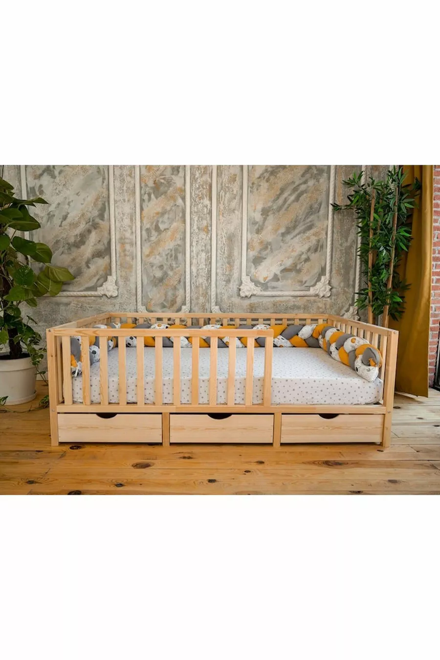 Lit en bois Montessori - Lit Montessori - Lit Montessori - -