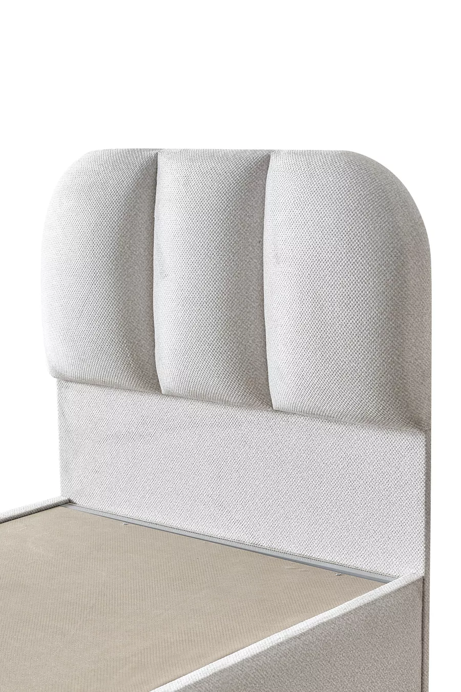 Ensemble de sommeil Bohem Prime pour une personne – Matelas à ressorts ensachés, lit coffre, tête de lit, ensemble 3 pièces