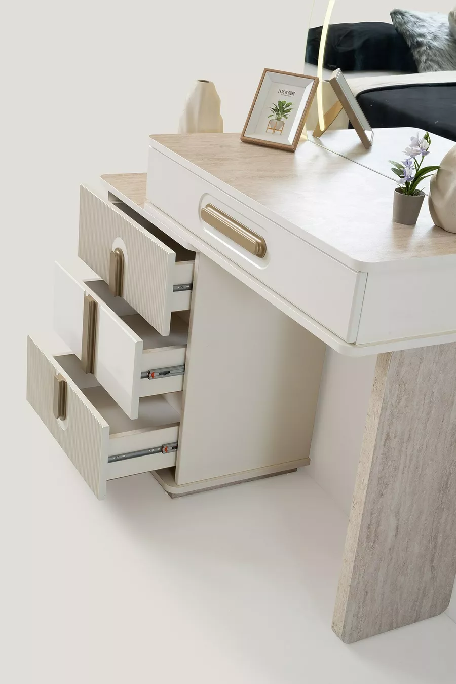 Commode et miroir ZEN en MDF