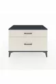 Commode Hyperion 2 tiroirs Anthracite-Pierres de lune