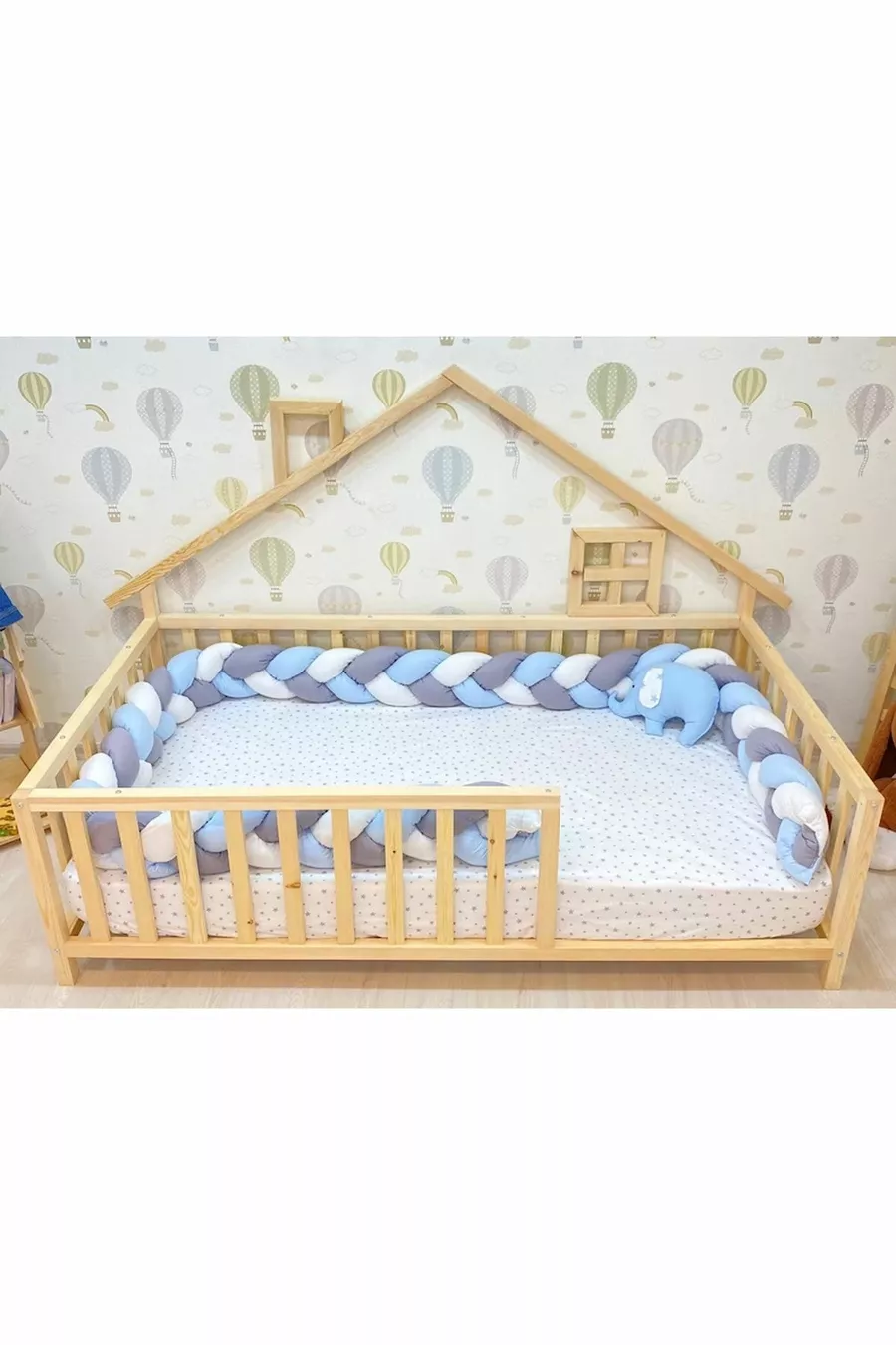 Lit Montessori en bois - Lit en bois massif - Lit pour enfants et bébés Montessori