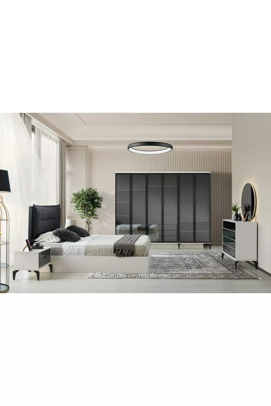 ENSEMBLE DE CHAMBRE À COUCHER KYIV EN MDF