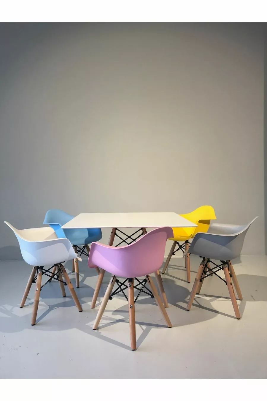 Chaise pour crèche et maternelle pour enfants – Design Montessori en bois blanc
