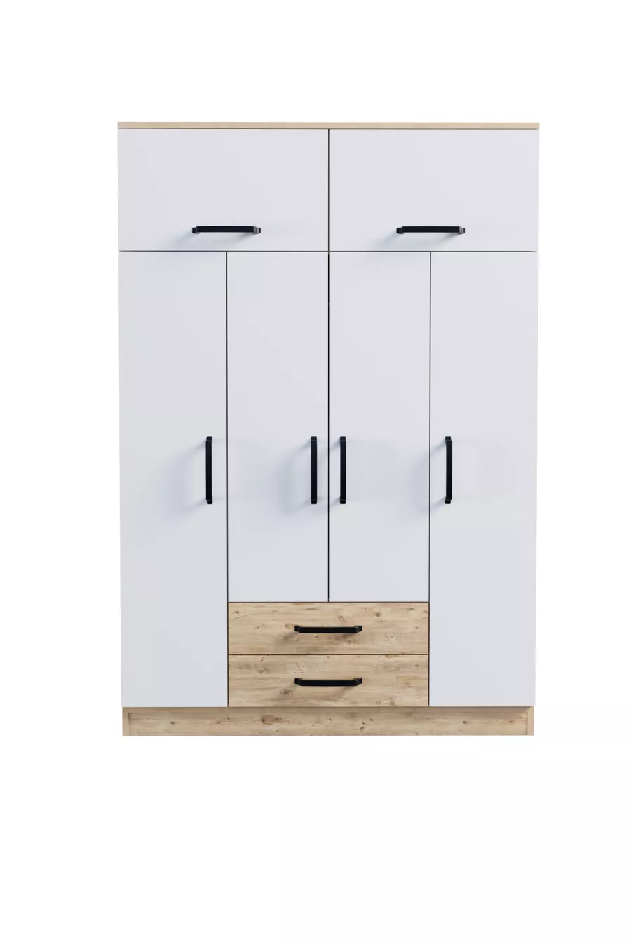 Thème 6 Couverture 2 Armoire à tiroirs Pin Atlantique Blanc