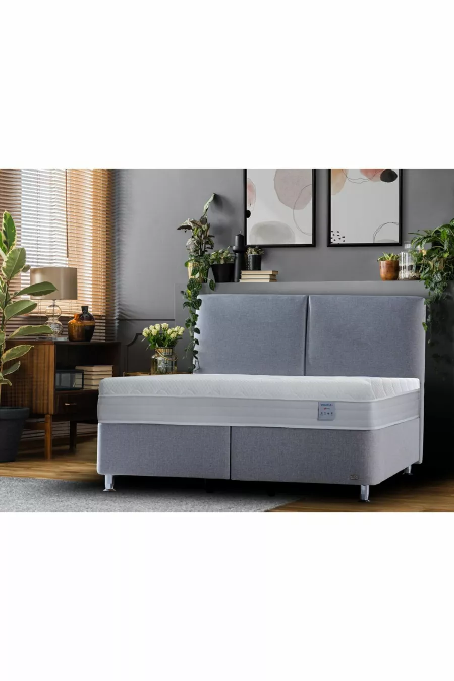 Matelas viscoélastique orthopédique double Nora