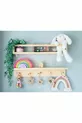 Kayınsan Étagère Murale en Bois Fait Main par 2 | Porte-manteau et Bibliothèque | Montessori cm