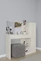 Coiffeuse Orchidée, 1 tiroir, avec armoire et miroir
