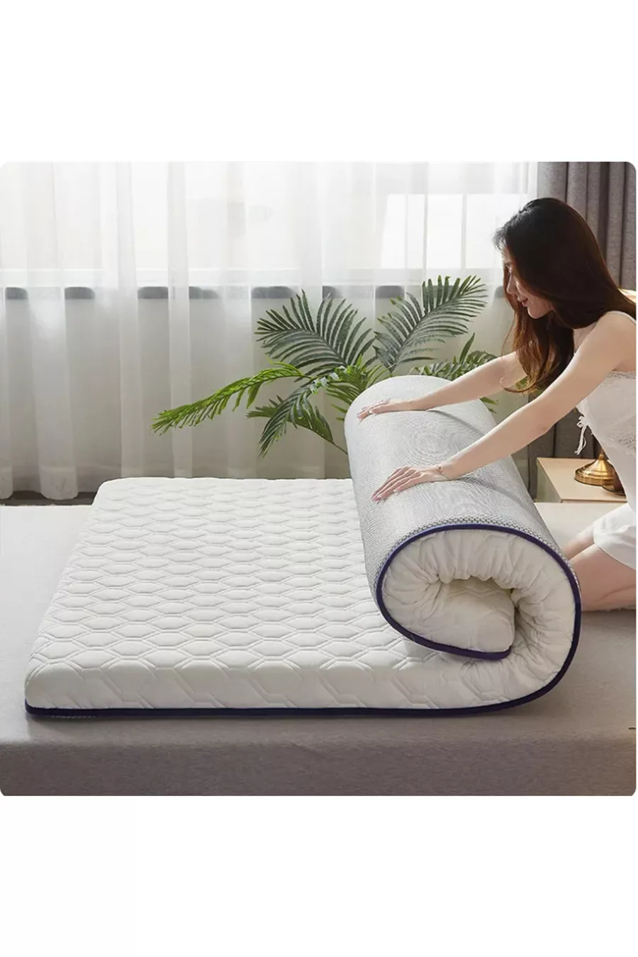 Matelas double en mousse 7 cm