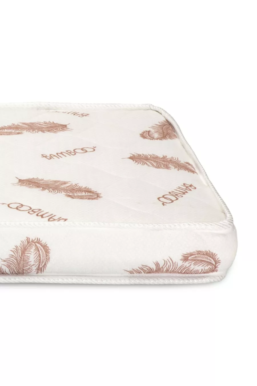 Matelas en mousse de bambou côtelé cm