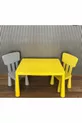 Ensemble de table pour enfants Mammut jaune avec chaise jaune et grise