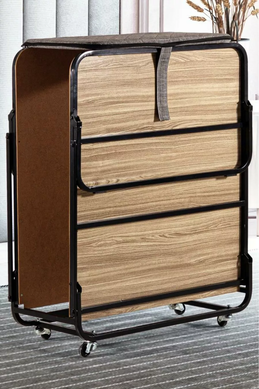 Niron Supreme Lit Pliable de Luxe et Cadre de Lit Lit Pliable Simple et Double