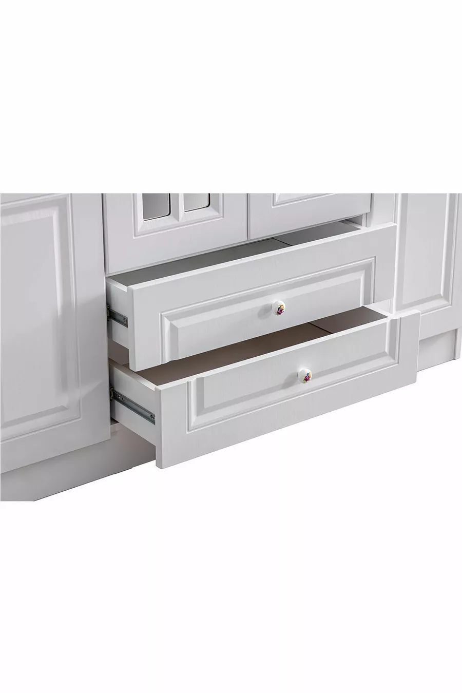 Armoire, armoire à 4 portes avec surface avant en MDF Country West
