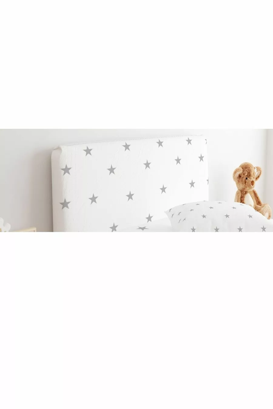 Housse de tête de lit Gris Étoiles