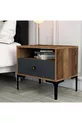 Commode Variant Lisbonne - Noyer / Anthracite