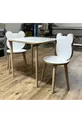 Ensemble de table et chaises pour enfants Panda Blanc Table d'activité Table de travail 1 table 2 chaises