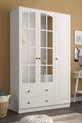 Armoire Beyza Country 3 portes 2 tiroirs